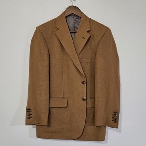 Holland & Sherry Saville Row London Royal Classic Linen Blazer Sports Coat 38R